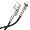 Baseus Cafule Cablu USB-Lightning, 2,4A, 0,25 m (negru)