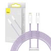 Cablu USB-C pentru Lightning Baseus Dynamic Series, 20 W, 2 m (violet)