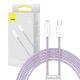 Cablu USB-C pentru Lightning Baseus Dynamic Series, 20 W, 2 m (violet)