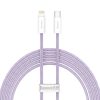 Cablu USB-C pentru Lightning Baseus Dynamic Series, 20 W, 2 m (violet)