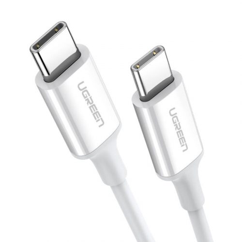 UGREEN US264 Cablu USB-C la USB-C, 60W, 1,5 m (alb)