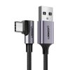 UGREEN US284 USB és USB-C közötti kábel, 3A , 2m (fekete)