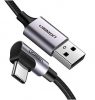 UGREEN US284 USB és USB-C közötti kábel, 3A , 2m (fekete)