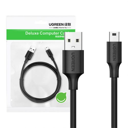 UGREEN US132 Cablu USB-Mini USB, 0.5 m (negru)