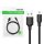 UGREEN US132 Cablu USB-mini USB, 0.25m (negru)