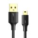 UGREEN US132 Cablu USB-mini USB, 3m (negru)