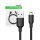 UGREEN US132 Cablu USB-mini USB, 2m (negru)