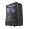 Darkflash DK300M Micro-ATX caz de calculator + 3 ventilatoare (negru)