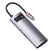 Baseus 5 az 1-ben hub USB-C - 3x USB 3.0 + HDMI + USB-C, PD