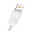 Baseus Dynamic Cablu USB-Lightning, 2,4A, 2m (alb)