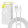 Baseus Dynamic Cablu USB-Lightning, 2,4A, 2m (alb)