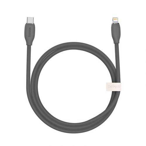 Baseus Jelly Jelly Cablu USB-C la Lightning, 20W, 1,2 m (negru)