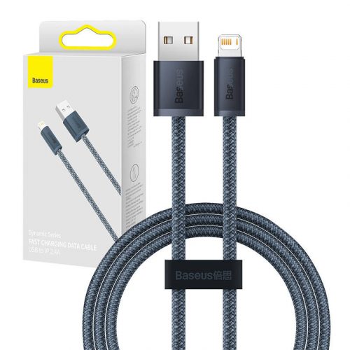 Baseus Dynamic Series cablu USB-Lightning, 2,4A, 1m (gri)