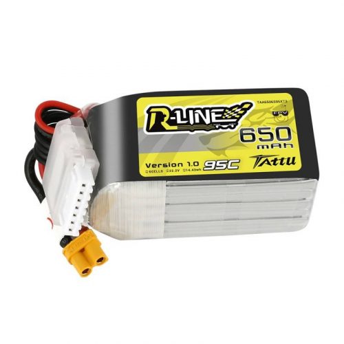 Tattu R-Line 650mAh 22,2V 95C 6S1P XT30U-F akkumulátor