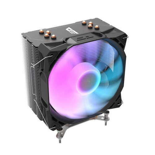 Darkflash S11 LED cu LED de răcire activă a procesorului (heatsink + ventilator 120x130) negru