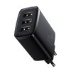 Încărcător rapid compact Baseus, 3x USB, 17W (negru)