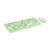 Set tastatură wireless + mouse MOFII 666 2.4G (verde)