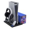 iPega PG-P5013B Stand multifuncțional pentru PS5 și accesorii (negru)