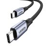 UGREEN US535 Cablu USB-C la USB-C, 240W, 2m (negru)