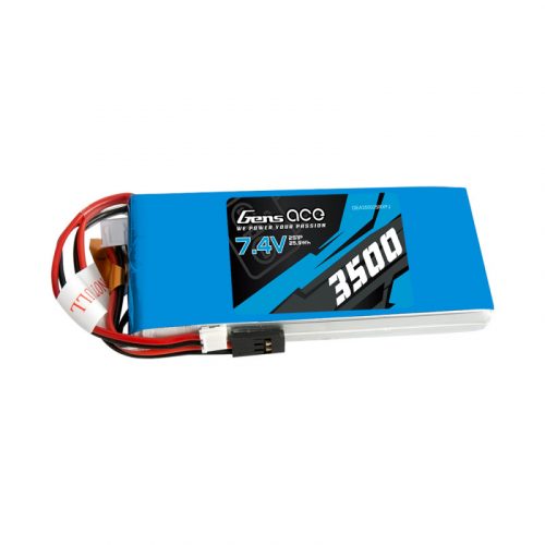 Akumulátor LiPo Gens Ace 3500mAh 7,4V 1C 2S1P RX/TX