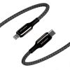 Kábel USB-C do Lightning VFAN P03 1.5m, Power Delivery (czarny)