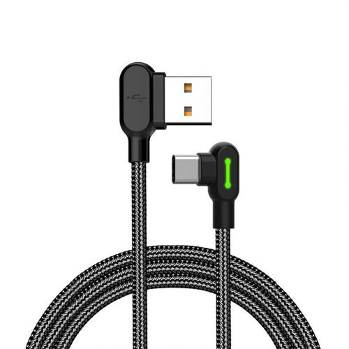 Cablu USB la USB-C Mcdodo CA-5280 LED, 0,5 m (negru)