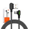 USB-USB-C kábel Mcdodo CA-5280 LED, 3m (fekete)