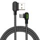 Cablu USB la USB-C Mcdodo CA-5280 LED, 1,8 m (negru)