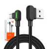 Mcdodo CA-5280 Cablu LED USB la micro USB, 1,2 m (negru)