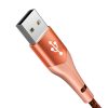 Cablu USB la USB-C Mcdodo Magnificence CA-7962 LED, 1m (portocaliu)