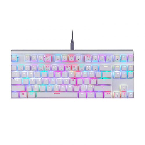 Motospeed CK101 Tastatură mecanică pentru jocuri RGB (alb)