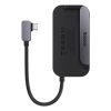 Baseus PadJoy 4 az 1-ben hub, USB-C - USB 3.0 + HDMI + USB-C PD + mini jack 3,5 mm (szürke)