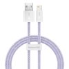 Baseus Dynamic 2 USB - cablu de încărcare Lightning, 2,4A, 1m (violet)