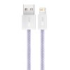 Baseus Dynamic 2 USB - cablu de încărcare Lightning, 2,4A, 1m (violet)