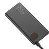 Baseus Adaman Metal Powerbank, 20000mAh, 2xUSB, USB-C, Lightning, microUSB  22.5W (fekete)