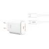 XO L90B Wall Charger, USB-C, PD 20W + QC 3.0 18W (White)