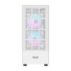 Darkflash A290 Cazul de calculator cu 3 ventilatoare (alb)