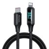 Mcdodo CA-1030 Cablu USB-C la Lightning, 36 W, 1,2 m (negru)