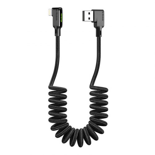 Cablu USB la Lightning, Mcdodo CA-7300, înclinat, 1,8 m (negru)