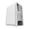 Darkflash DK150 Caz de calculator cu 3 ventilatoare (alb)