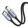 UGREEN Cablu USB 2.0 A-B, 5 m (negru)