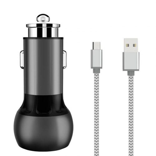 LDNIO C503Q 2USB autós töltő + MicroUSB kábel