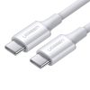 UGREEN US300 2 x cablu USB-C, 2m (alb)