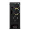 Carcasă pentru computer Darkflash Phantom + 6 ventilatoare (negru)