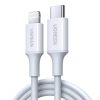 UGREEN US171 Cablu Lightning USB-C, 3A, 0,25m (alb)