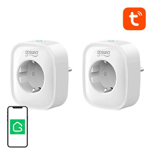 Gosund SP1 Conector inteligent WiFi - 2 bucăți, 16A, Tuya