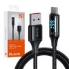 Kábel USB-ről USB-C-re Mcdodo CA-1080 kijelzővel , 66W, 6A, 1.2m (fekete)