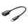 Adapter OTG USB-C 2.0 male to female USB-A Vention CCSBB 0.15m (Black)