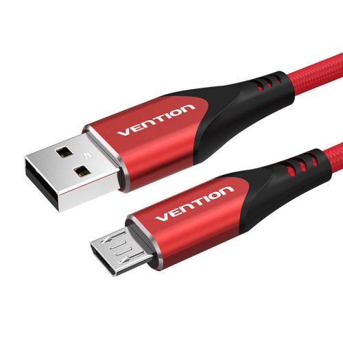 Cablu USB 2.0 la Micro USB Vention COARG 3A 1.5m (roșu)