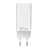 Încărcător de perete GaN 2xUSB-C+ USB-A Vention FAAW0-EU 2.4A PD 65W/30W/30W alb